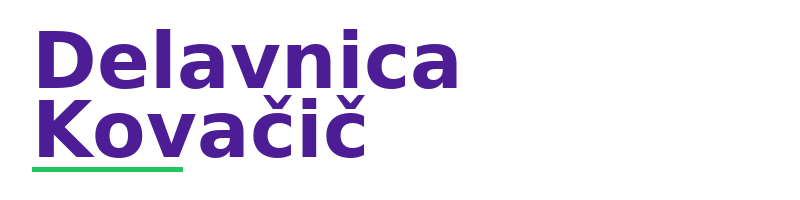 Delavnica Kovačič logo
